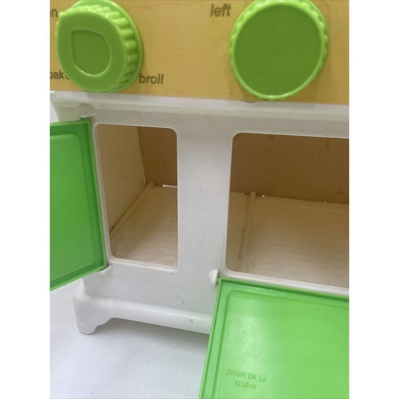 Vintage 1980’s Playskool Play Kitchen Stove And Sink Muppets Big Bird Set - Picture 12 of 14